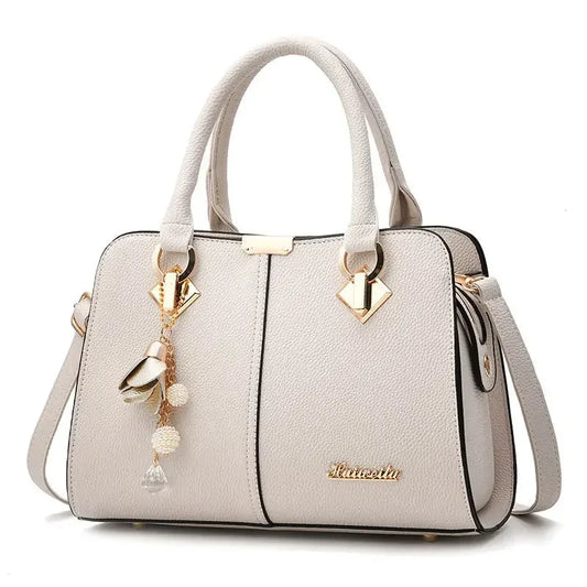 FOXER Handbag for Women Crossbody Bag PU Portable Bucket Bag Ladies Messenger Bags Tote Bags